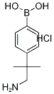 2-Methyl-2-(4-boronophenyl)propylamine hydrochloride Struktur