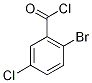 2-Bromo-5-chlorobenzoyl chloride Struktur