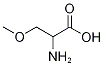 2-Amino-3-methoxypropanoic acid Struktur