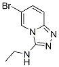 6-Bromo-N-ethyl-[1,2,4]triazolo[4,3-a]pyridin-3-amine Struktur