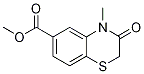 Methyl 3,4-dihydro-4-methyl-3-oxo-2H-1,4-benzothiazine-6-carboxylate Struktur