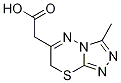 6-(Carboxymethyl)-3-methyl-7H-[1,2,4]triazolo[3,4-b][1,3,4]thiadiazine Struktur