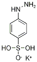 4-Hydrazinobenzenesulphonic acid potassium salt Struktur