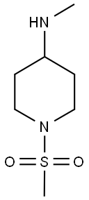 4-(Methylamino)-1-(methylsulphonyl)piperidine Struktur