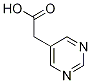 Pyrimidin-5-ylacetic acid Struktur