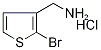 (2-Bromothien-3-yl)methylamine hydrochloride Struktur