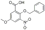 4-(Benzyloxy)-3-carboxy-5-nitroanisole Struktur