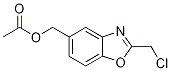 5-[(Acetoxy)methyl]-2-(chloromethyl)-1,3-benzoxazole Struktur