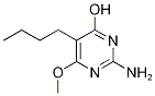 2-Amino-5-(but-1-yl)-6-methoxypyrimidin-4-ol Struktur