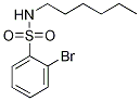 2-Bromo-N-hexylbenzenesulphonamide Struktur