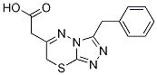 3-Benzyl-6-(carboxymethyl)-7H-[1,2,4]triazolo[3,4-b][1,3,4]thiadiazine Struktur