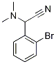 (2-Bromophenyl)(dimethylamino)acetonitrile Struktur