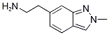 2-(2-Methyl-2H-indazol-6-yl)ethylamine Struktur