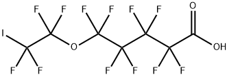 8-IODOPERFLUORO(6-OXAOCTANOIC)ACID Struktur