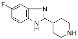 5-Fluoro-2-(piperidin-4-yl)-1H-benzimidazole Struktur