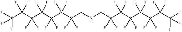 Bis(2,2,3,3,4,4,5,5,6,6,7,7,8,8,8-pentadecafluorooct-1-yl)amine Struktur