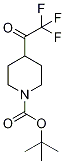 1-(tert-Butoxycarbonyl)-4-(trifluoroacetyl)piperidine Struktur