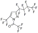 3-Perfluorobutyl-1-(trifluoroacetyl)-5-(trifluoromethyl)-1H-pyrazole Struktur