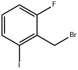 2-(Bromomethyl)-1-fluoro-3-iodobenzene, alpha-Bromo-2-fluoro-6-iodotoluene Struktur