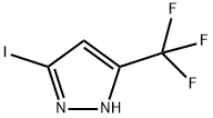 5-Iodo-3-(trifluoromethyl)-1H-pyrazole Struktur