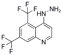 5,7-Bis(trifluoromethyl)-4-hydrazinoquinoline Struktur