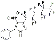 4-Nitro-3-perfluorohexyl-5-phenyl-1H-pyrazole Struktur