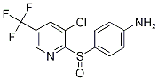 2-[(4-Aminophenyl)sulphinyl]-3-chloro-5-(trifluoromethyl)pyridine, 4-Aminophenyl 3-chloro-5-(trifluoromethyl)pyridin-2-yl sulphoxide Struktur