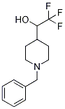 1-(1-Benzylpiperidin-4-yl)-2,2,2-trifluoroethan-1-ol Struktur