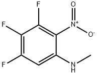 6-(Methylamino)-2,3,4-trifluoronitrobenzene Struktur