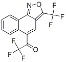 2,2,2-Trifluoro-1-[3-(trifluoromethyl)naphtho[1,2-c]isoxazol-5-yl]ethanone Struktur