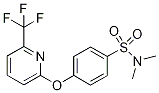 2-[4-(N,N-Dimethylsulphamoyl)phenoxy]-6-(trifluoromethyl)pyridine Struktur