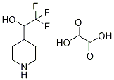 1-(Piperidin-4-yl)-2,2,2-trifluoroethan-1-ol ethane-1,2-dioate Struktur