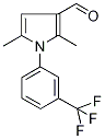 2,5-dimethyl-1-[3-(trifluoromethyl)phenyl]-1H-pyrrole-3-carboxaldehyde Struktur