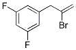 1-(2-Bromoprop-2-en-1-yl)-3,5-difluorobenzene Struktur