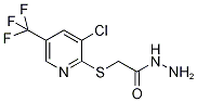 2-{[3-Chloro-5-(trifluoromethyl)pyridin-2-yl]thio}acetohydrazide 97% Struktur