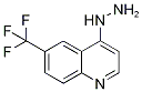 4-Hydrazino-6-(trifluoromethyl)quinoline Struktur