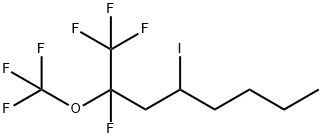 4-Iodo-1,1,1,2-tetrafluoro-2-(trifluoromethoxy)octane Struktur