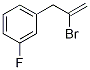 1-(2-Bromoprop-2-en-1-yl)-3-fluorobenzene Struktur