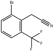 3-Bromo-2-(cyanomethyl)benzotrifluoride Struktur