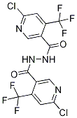 N'3-{[6-chloro-4-(trifluoromethyl)-3-pyridyl]carbonyl}-6-chloro-4-(trifluoromethyl)pyridine-3-carbohydrazide Struktur