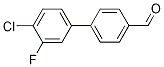 4'-Chloro-3'-fluoro-[1,1'-biphenyl]-4-carboxaldehyde Struktur