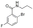 2-Bromo-5-fluoro-N-propylbenzamide Struktur