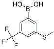 3-(Methylthio)-5-(trifluoromethyl)benzeneboronic acid 98% Struktur