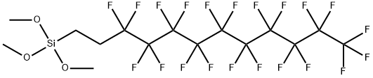 1-(Trimethoxysilyl)-1H,1H,2H,2H-perfluorododecane Struktur