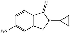 5-Amino-2-cyclopropylisoindolin-1-one Struktur