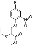 Methyl 3-(4-fluoro-2-nitrophenoxy)thiophene-2-carboxylate 97% Struktur