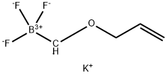 Potassium allyloxymethyltrifluoroborate Struktur