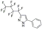 3-Perfluorobutyl-5-phenyl-1H-pyrazole Struktur