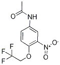 N-[3-Nitro-4-(2,2,2-trifluoroethoxy)phenyl]acetamide, 5-(Acetylamino)-2-(2,2,2-trifluoroethoxy)nitrobenzene, 5-Acetamido-2-(2,2,2-trifluoroethoxy)nitrobenzene, 4-(Acetylamino)-2-nitro-beta,beta,beta-trifluorophenetole, 4-Acetamido-2-nitro-beta,beta,beta Struktur