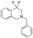 2-Benzyl-4,4-difluoro-1,2,3,4-tetrahydroisoquinoline 97% Struktur